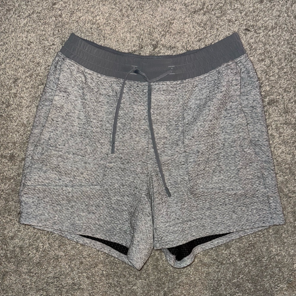 Lululemon “At Ease” Gray Shorts